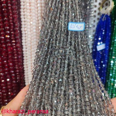 کریستال  مخروطی سایز 4 دودی  کد41