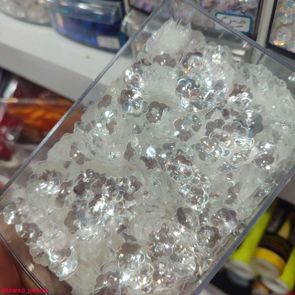 پولک گل عروس بسته10 گرمی