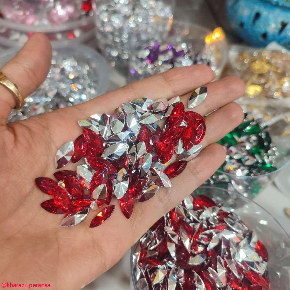 مارکیز ۷ در ۱۵ قرمز پلاستیک بسته ۵۰ عددی