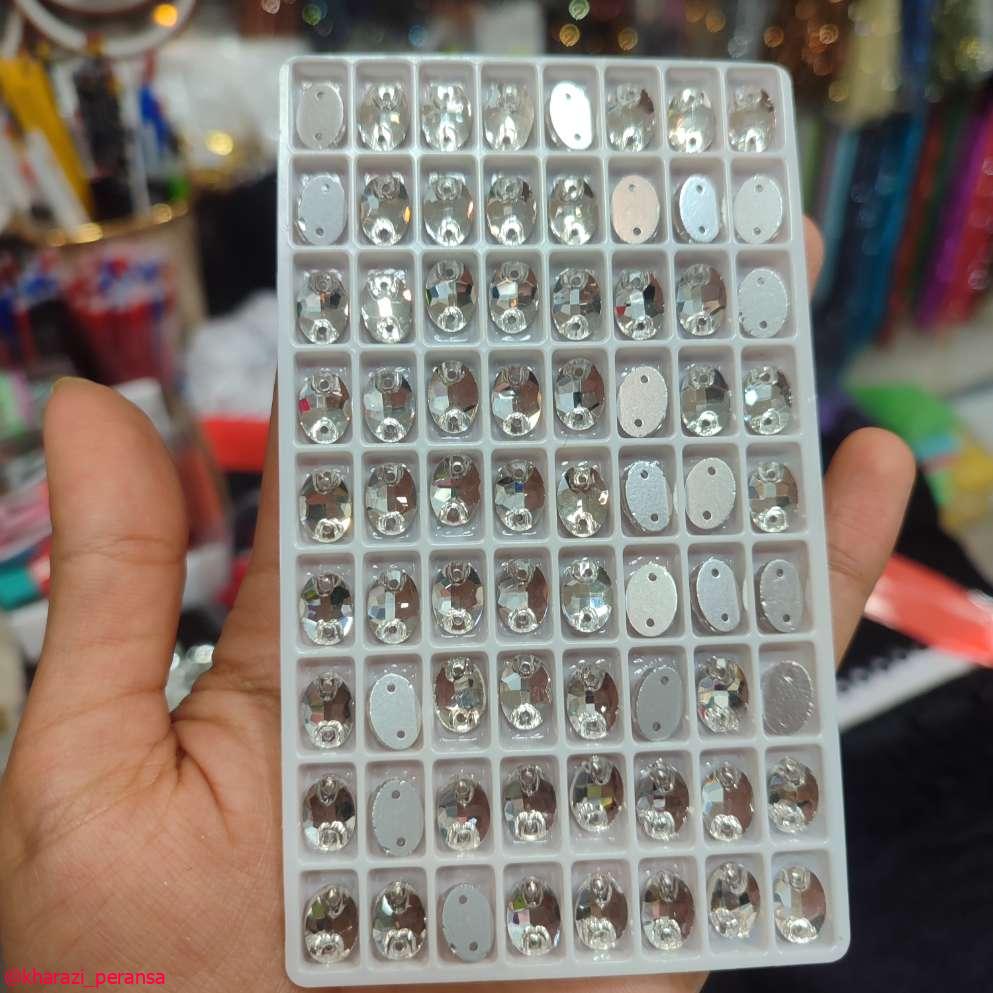 سنگ بیضی دوختنی کوچک برند3a