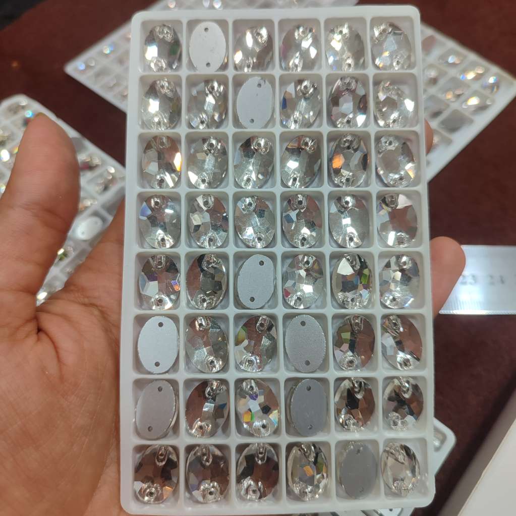 سنگ بیضی 10در14 دوختنی