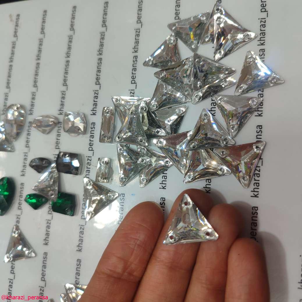 مثلث دوختنی رزین درجه یک و براق بسته ۵۰ عددی