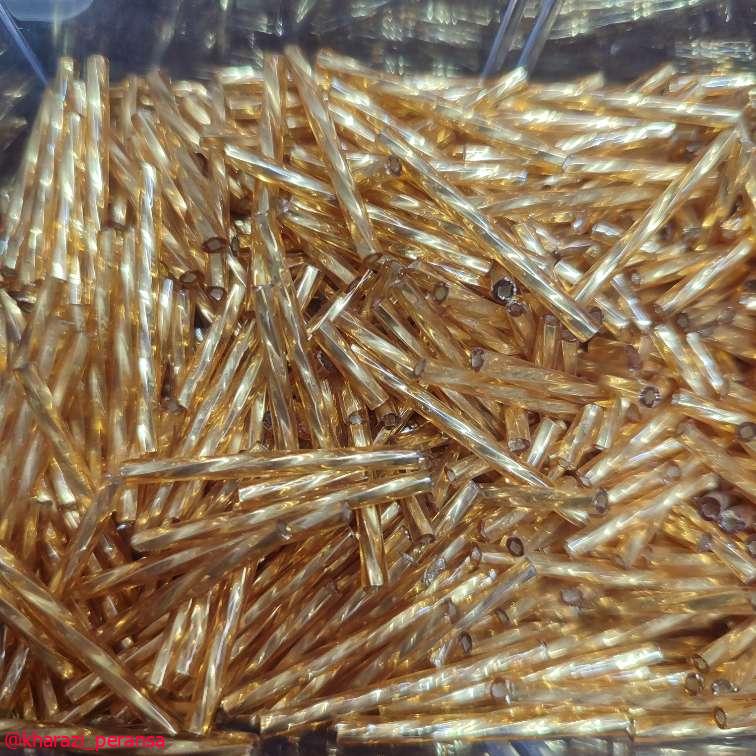 ملیله طلایی دو سانت و نیم  بسته 10 گرمی