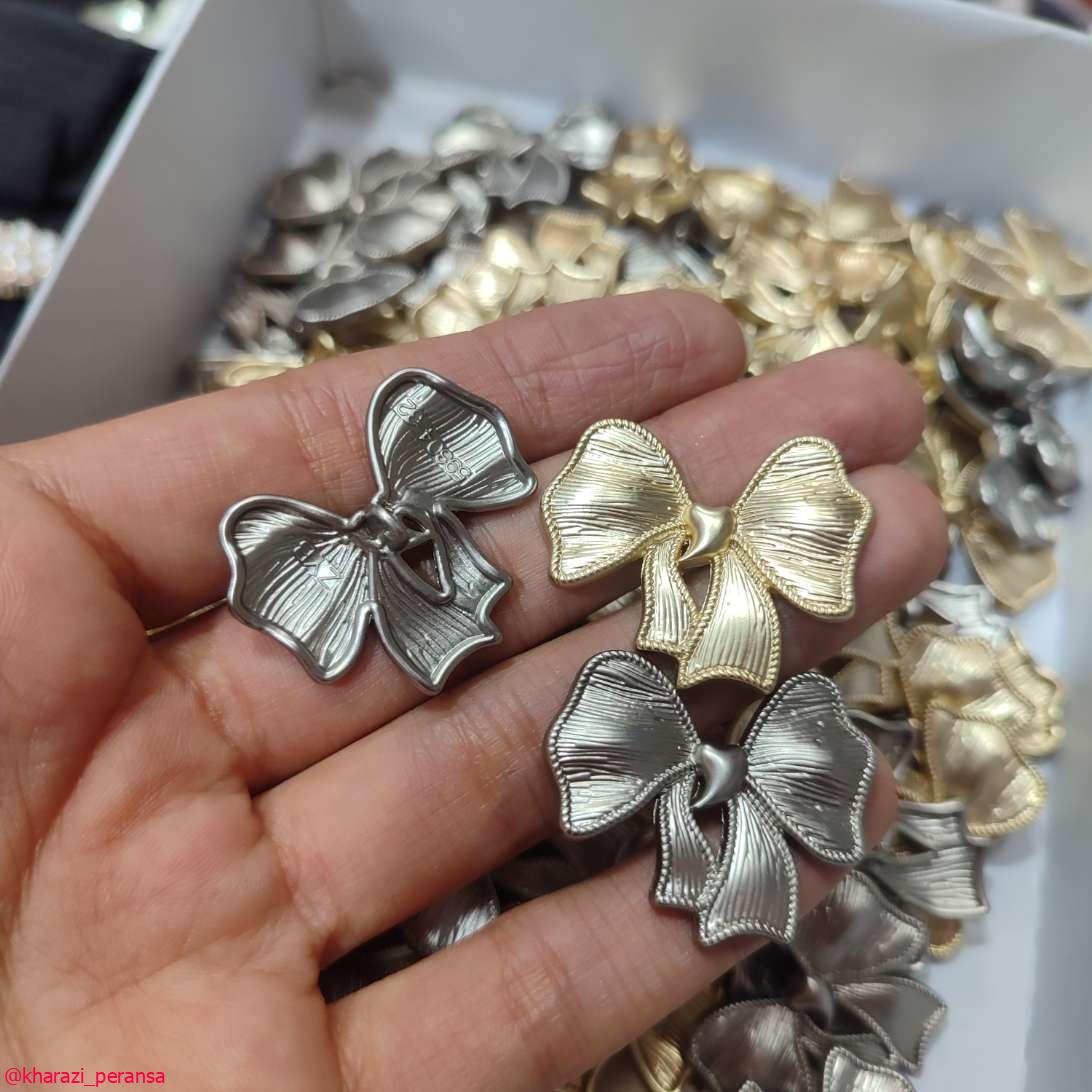 دکمه پینترستی استیل رنگ ثابت پاپیون