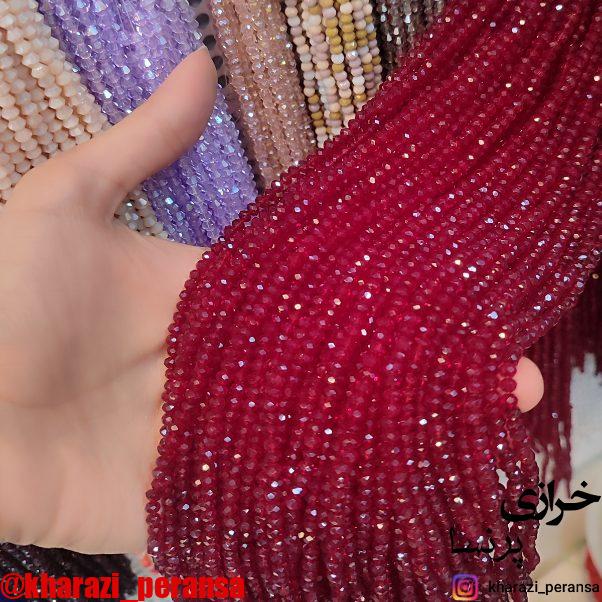 کریستال زرشکی سایز4
