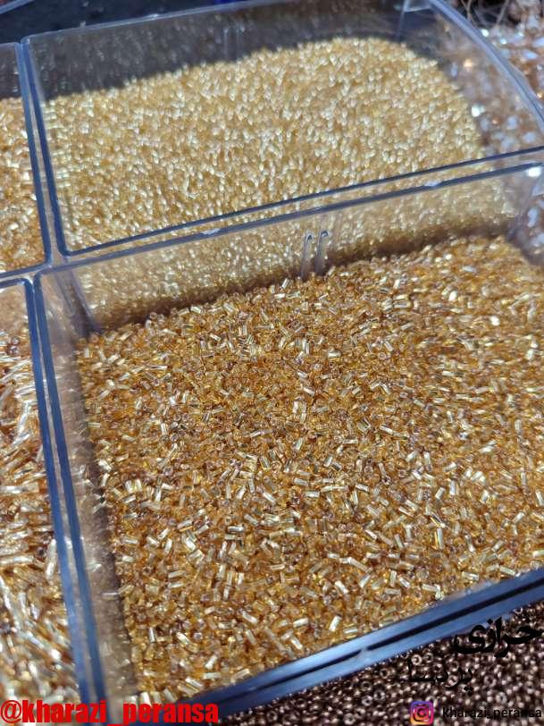 ملیله شکسته شامپاینی طلاییfgbبسته 10 گرمی