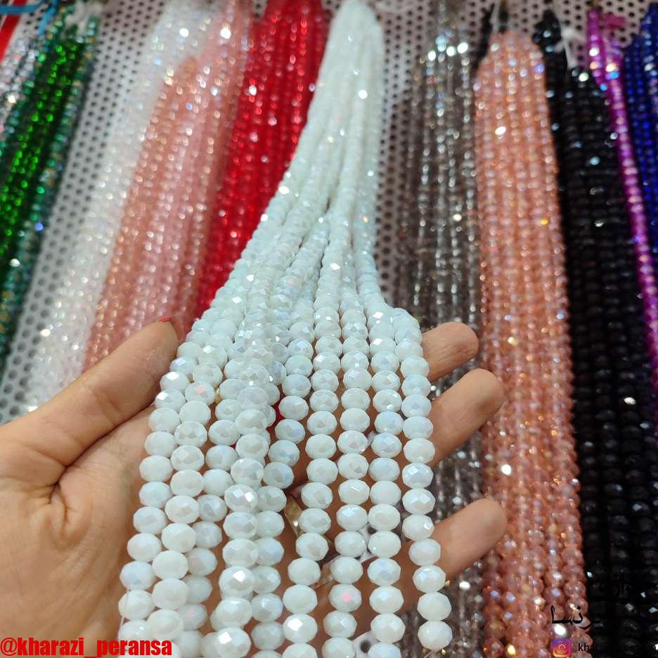 کریستال سایز8 سفید گچی