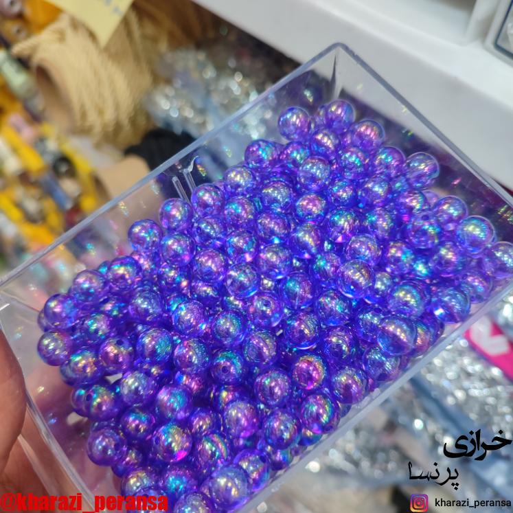 مهره دستبند  و کیف بافی  خارجی رنگ ثابت