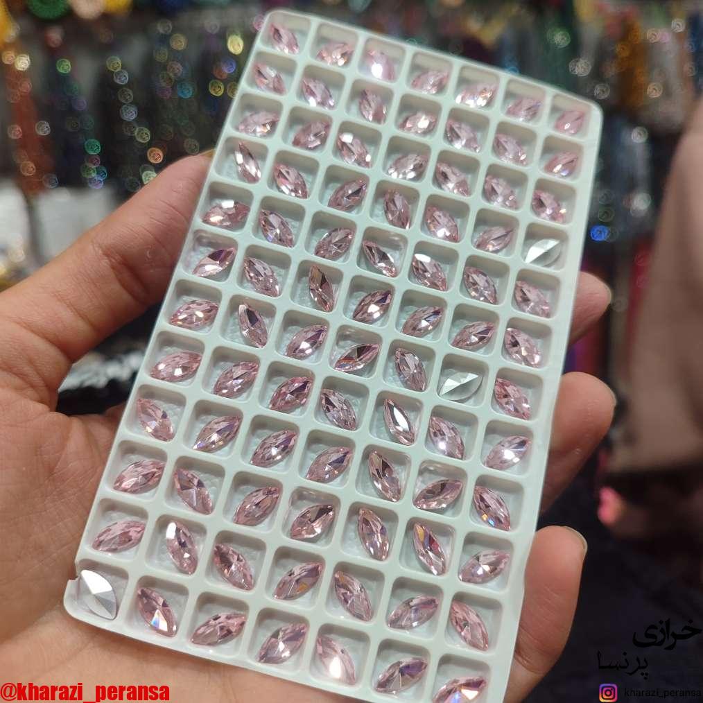 سنگ 5در10 صورتی برند aaa