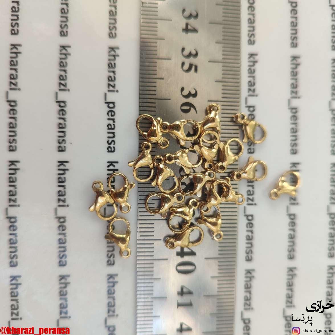 قفل طوطی رنگ ثابت طلایی