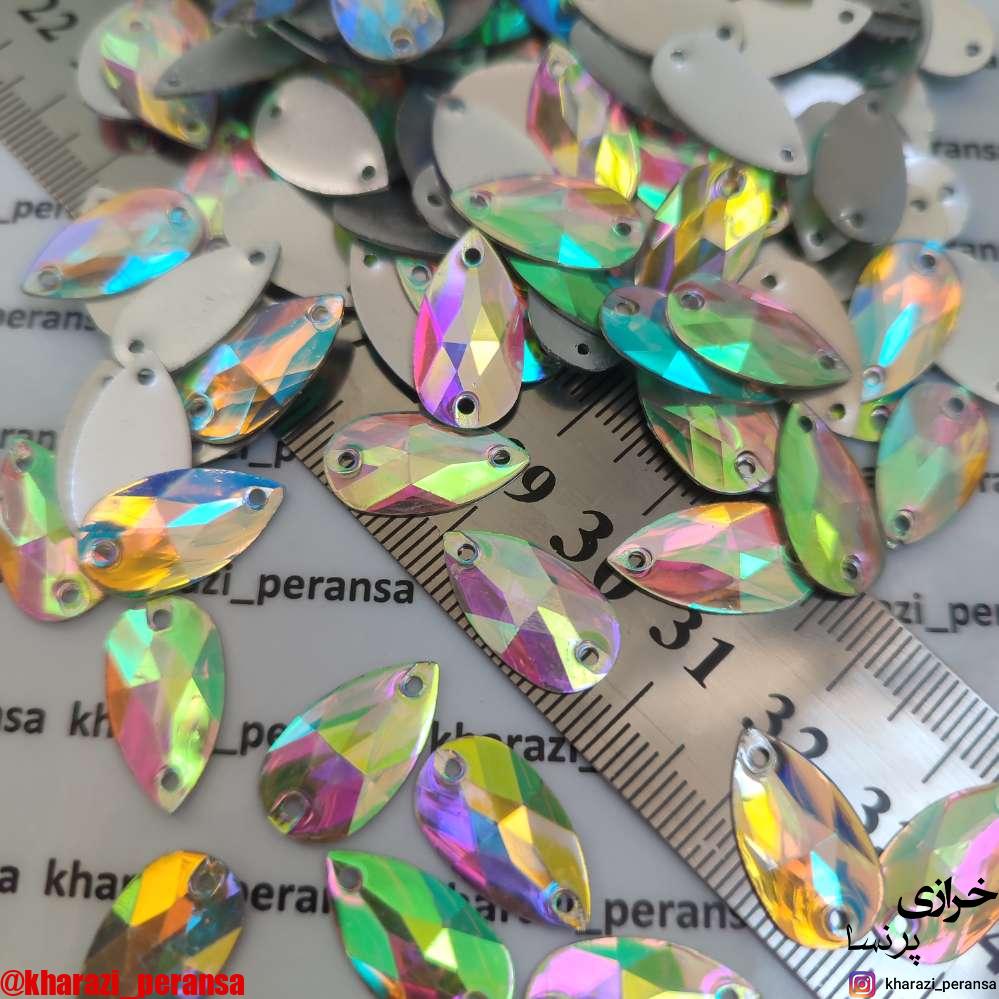 اشک هفترنگ رزین دوختنی بسته 50 عددی