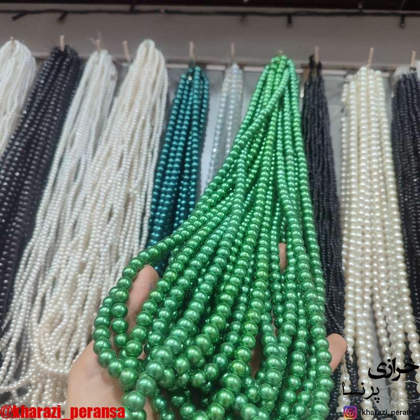 مروارید سنگی سایز8 سبز