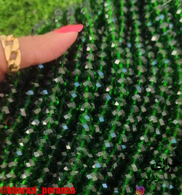 کریستال سایز8 سبز یلدایی