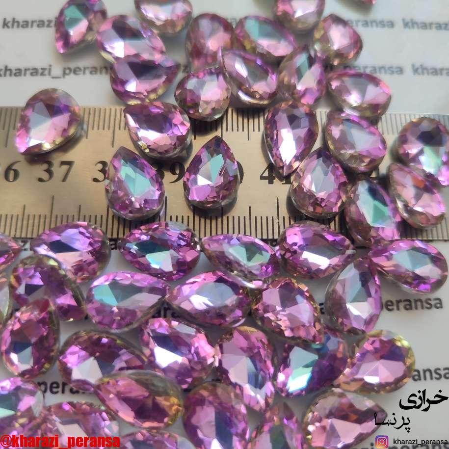 اشک 10در14 ابی نیلی برند aaa.