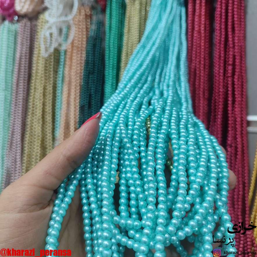 مروارید سایز4سنگی فیروزه