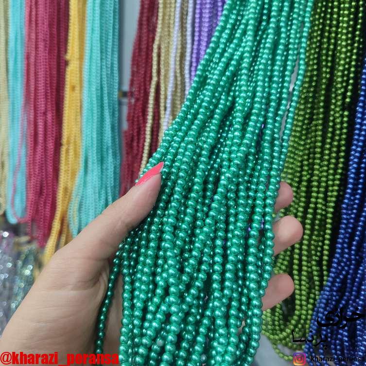 مروارید سایز4 سبز بنتنی