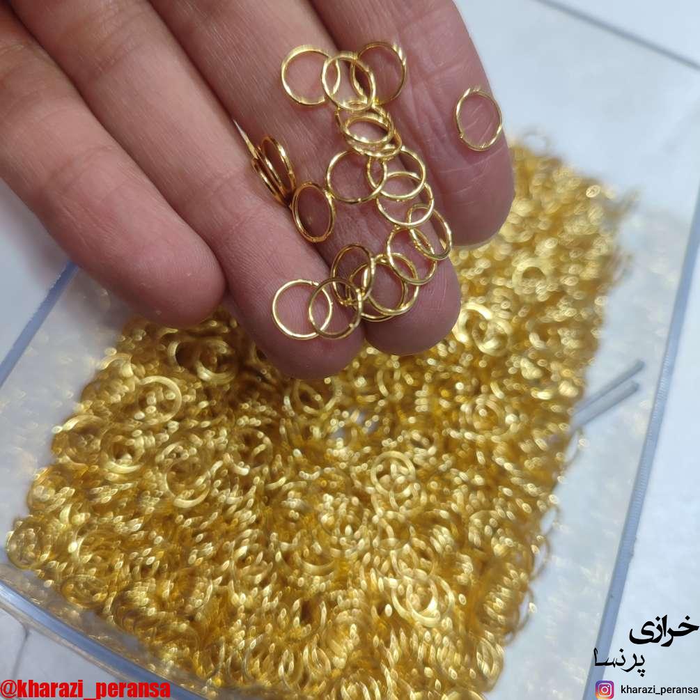 حلقه اتصال طلایی بسته صد عددی