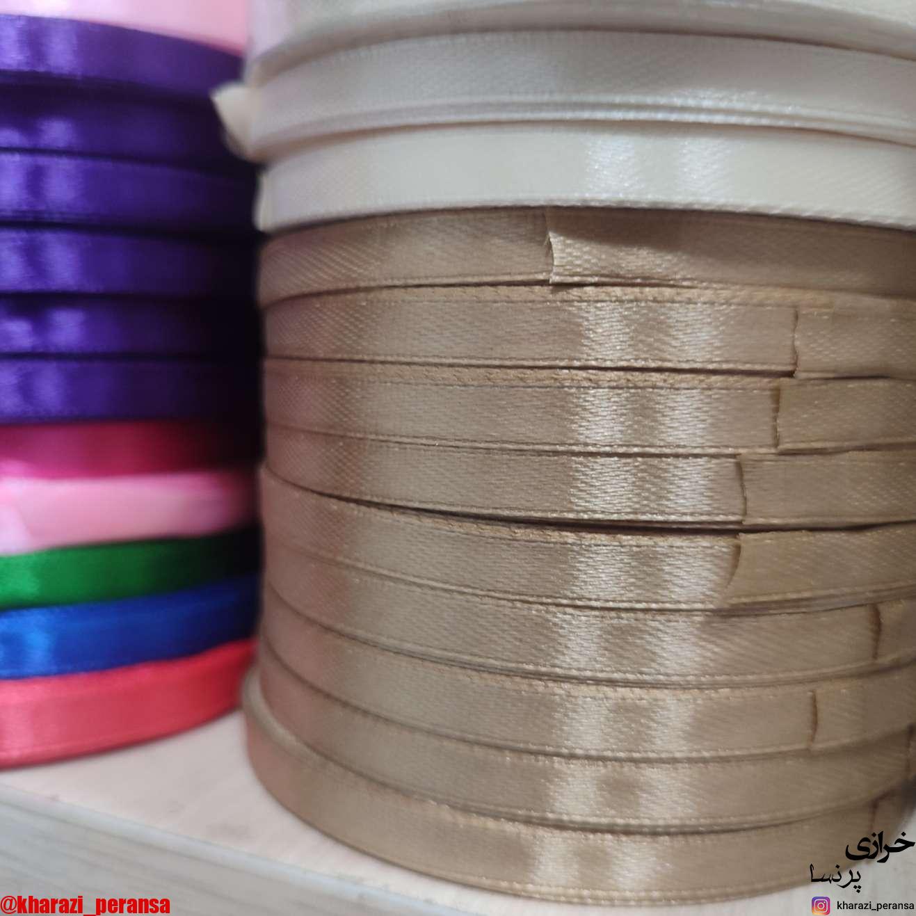 روبان نیمسانت کرم تیره رول کامل