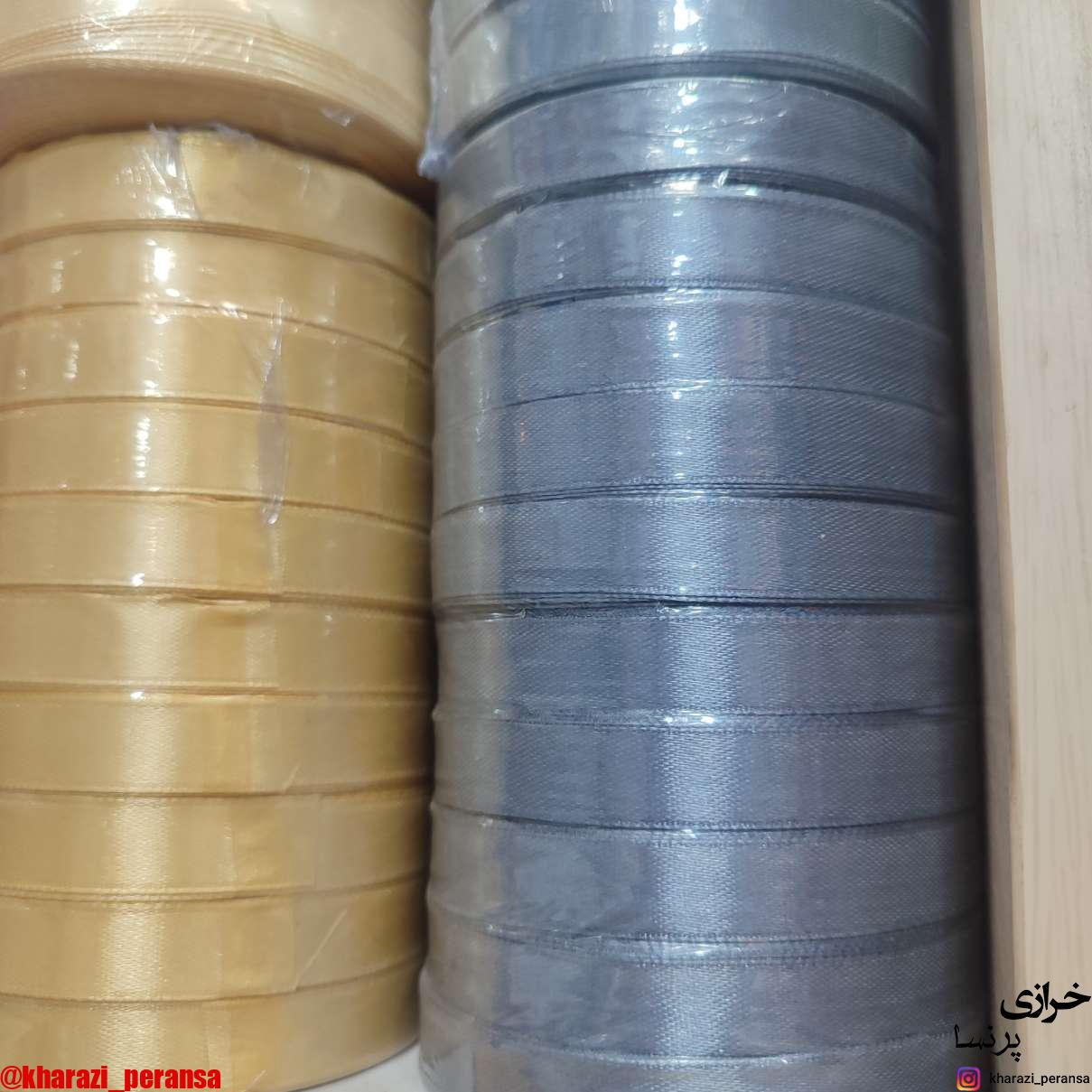 روبان یکسانت طوسی تیره  رول کامل