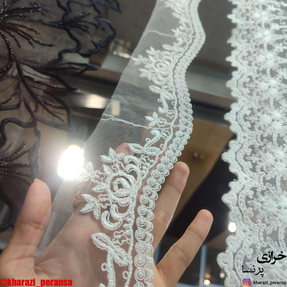 نوار سفید خامه دوزی