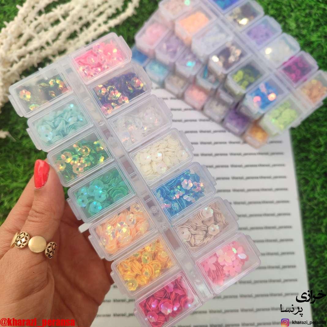 پک باکس14 خونه و پولک گل رنگ ثابت