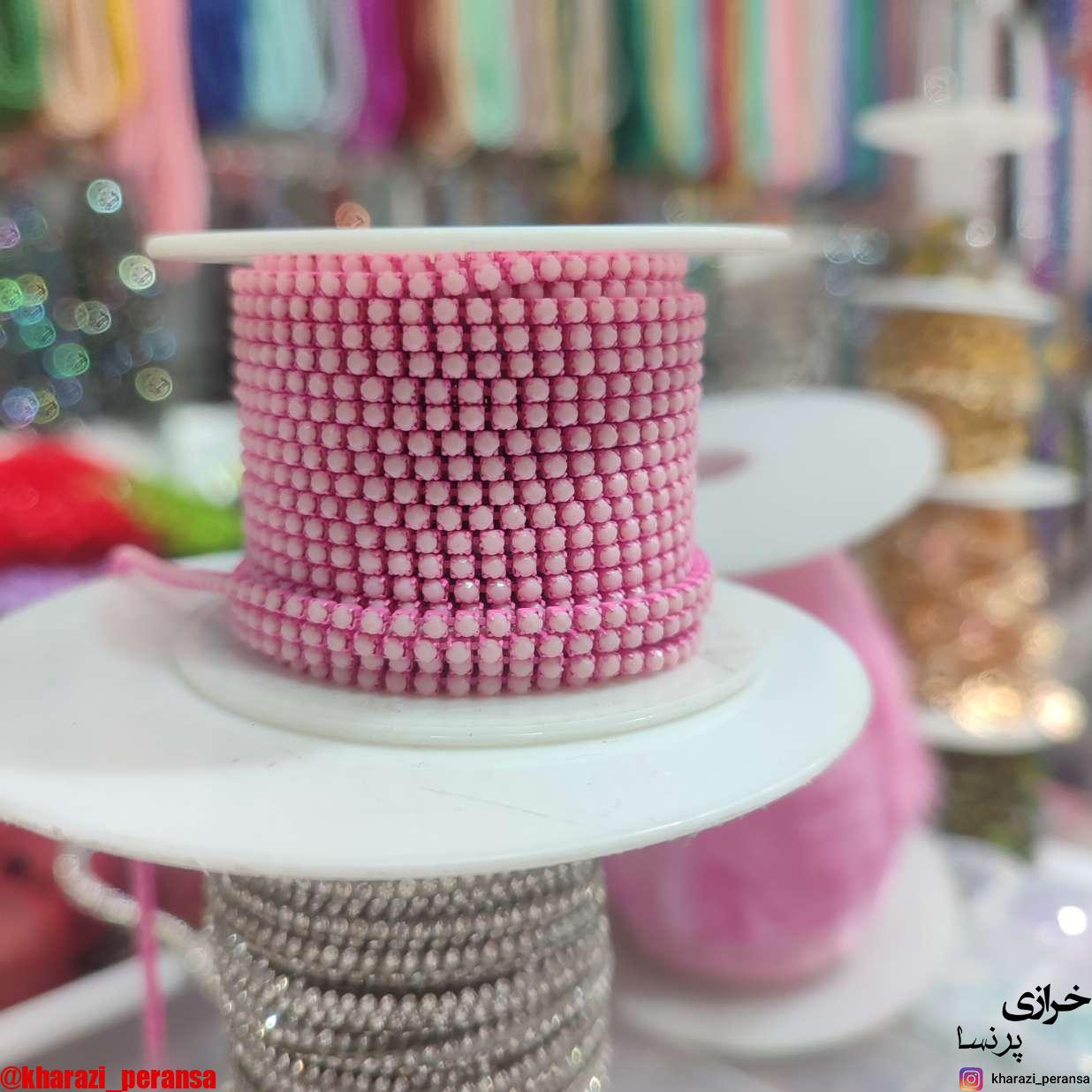 سنگ متری پاستیلی صورتی سایز 6 متری