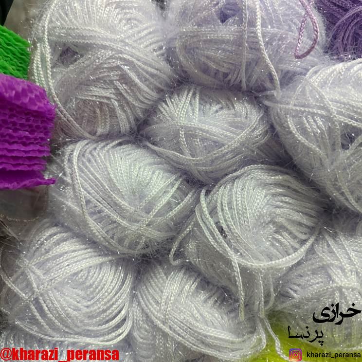 کلاف بافتنی سوزنی سفید