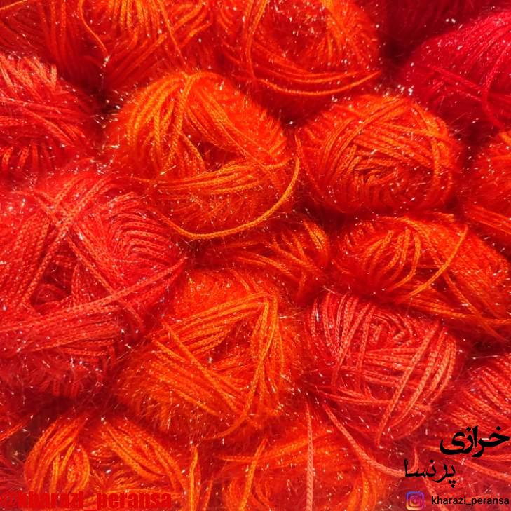 کلاف بافتنی سوزنی نارنجی