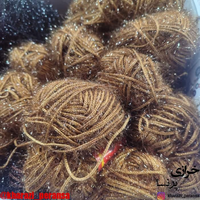 کلاف بافتنی سوزنی قهوه ای