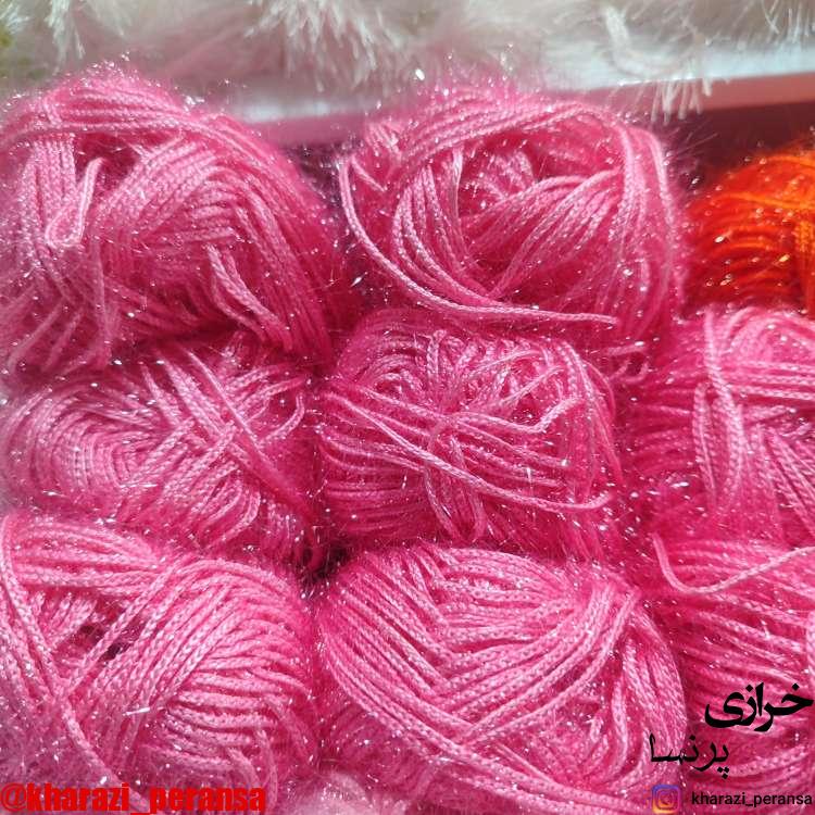 کلاف بافتنی سوزنی صورتی