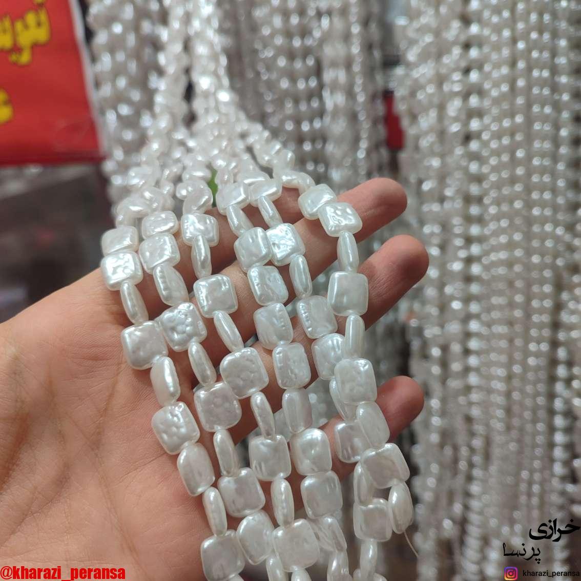 مروارید طرح باروک با کیفیت مربع