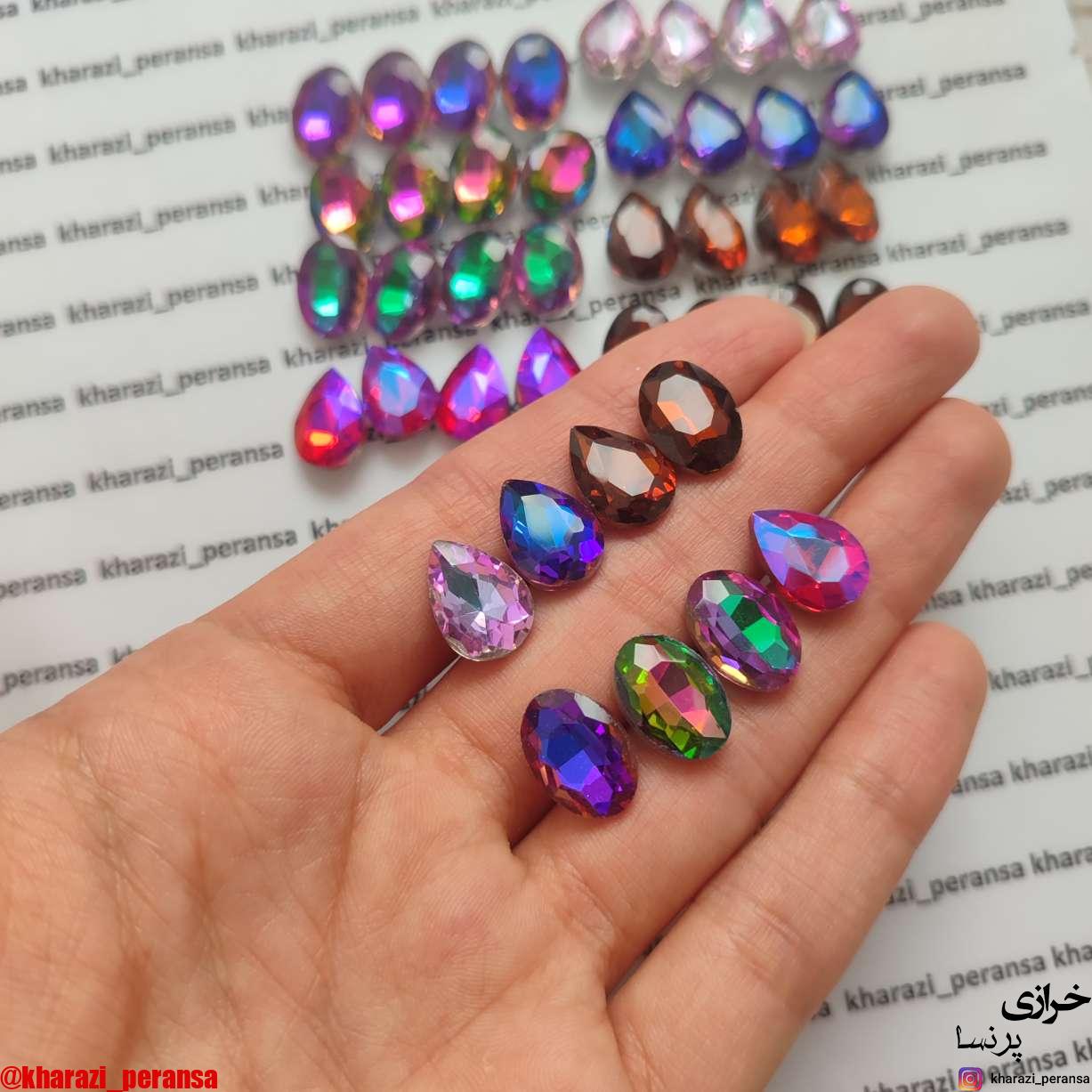 پک اقتصادی 8 رنگ سنگ اوپال(40 عدد)