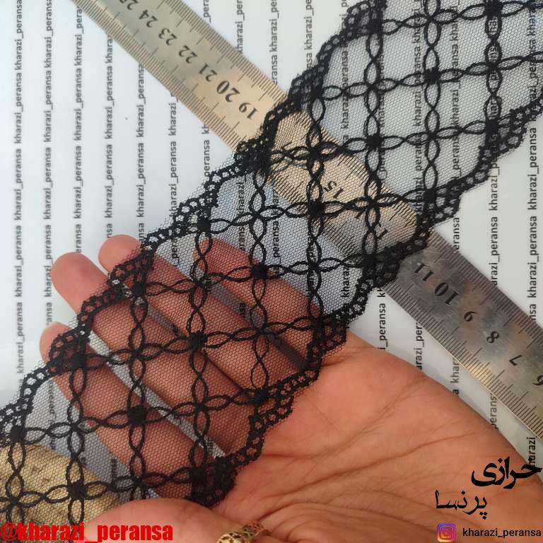 گیپور دوطرفه مشکی 7سانت