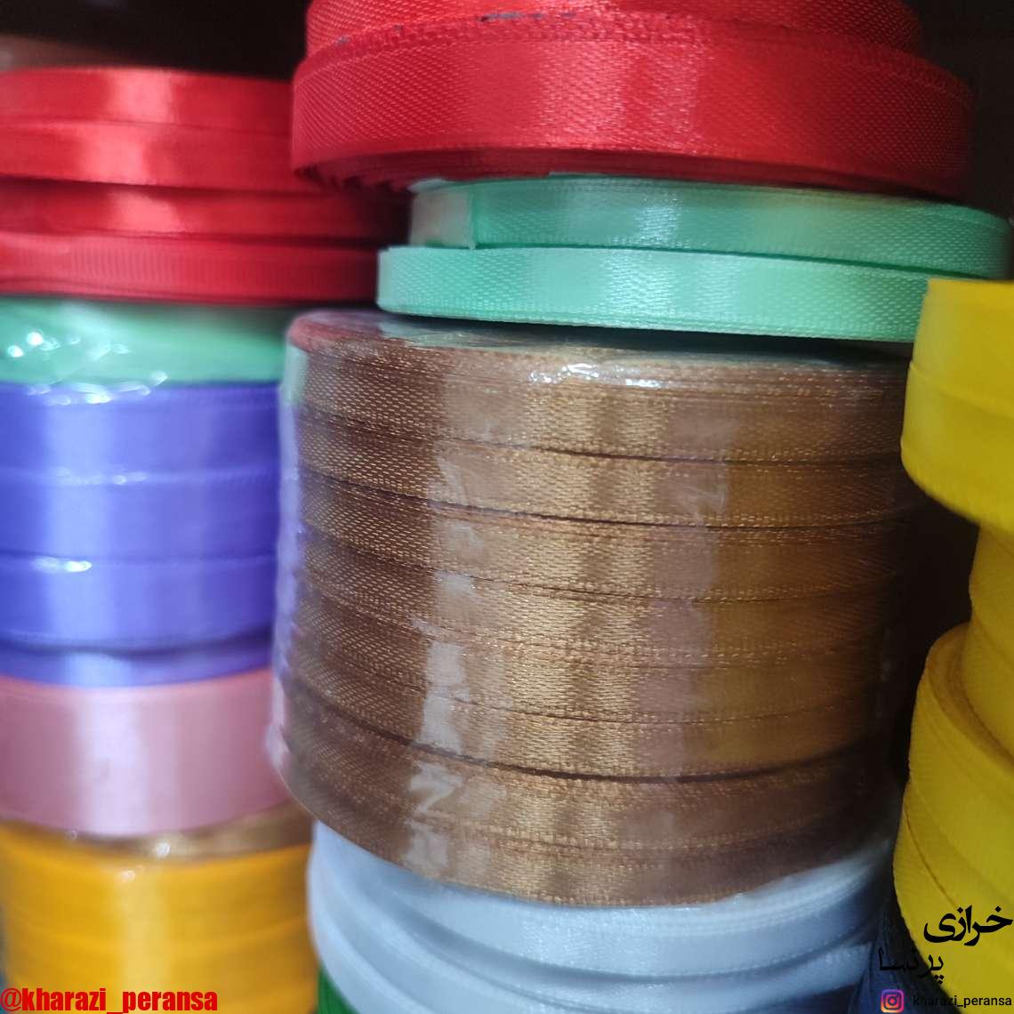 روبان نیمسانت   قهوه ای  رول کامل