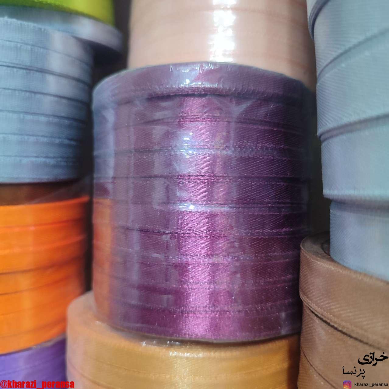 روبان نیمسانت بادمجونی رول کامل