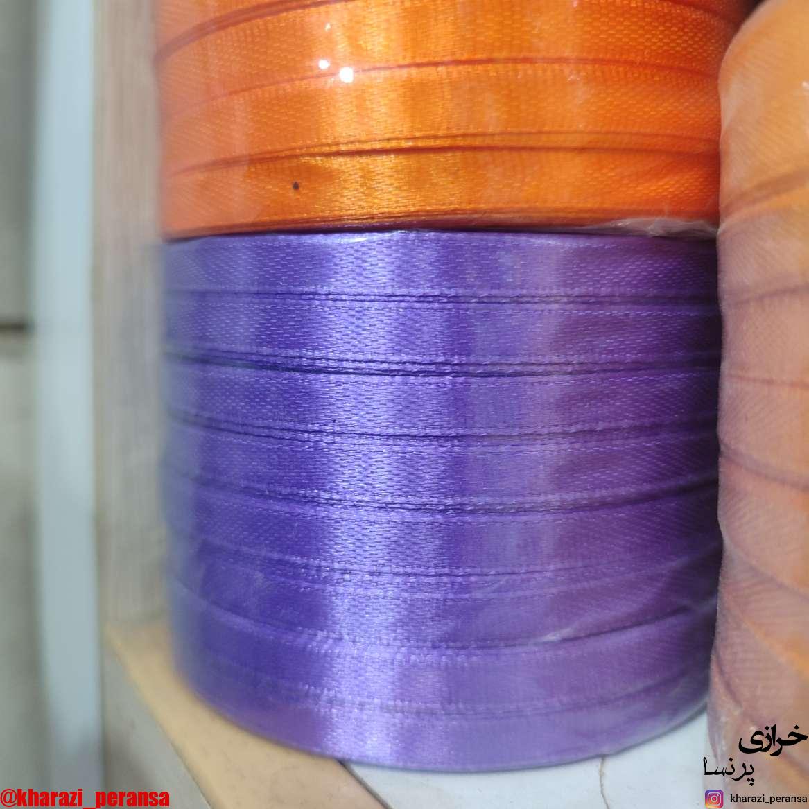 روبان نیمسانت بنفش روشن رول کامل