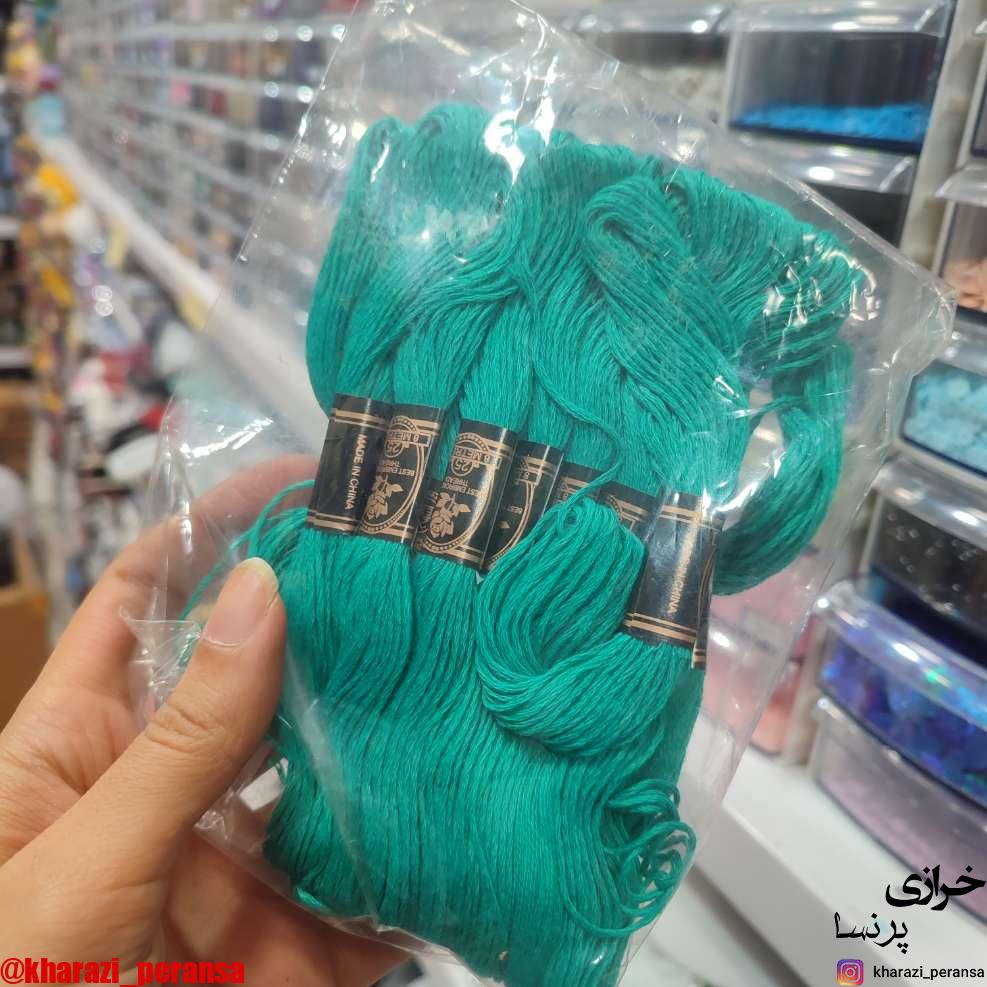 نخ کوبلن سبزابی