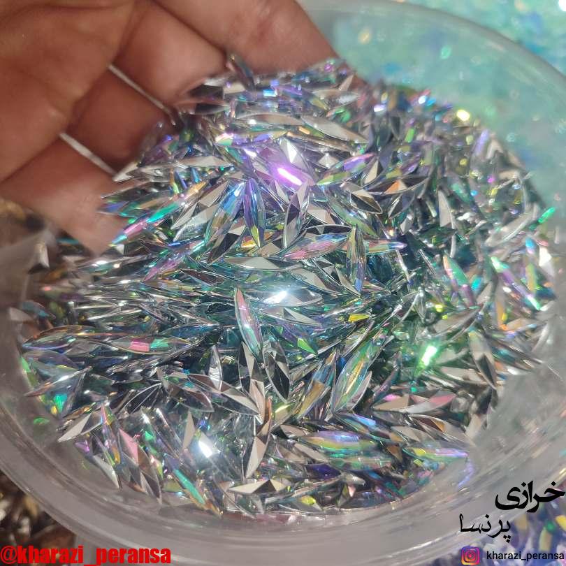 نیزه ای 4در16هفترنگ پلاستیک  درجه یک بسته صد عددی