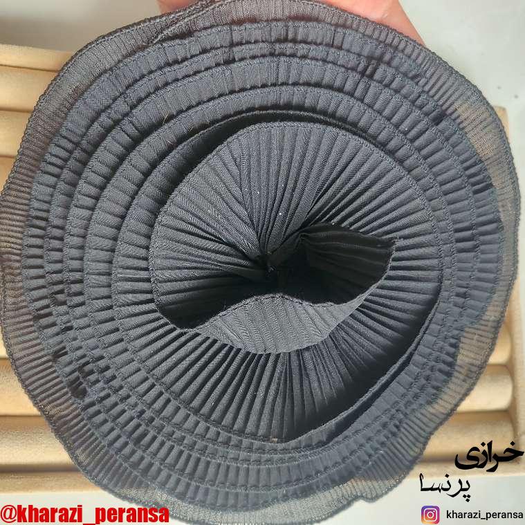 اپلیکه گرد مشکی بزرگ پلیسه