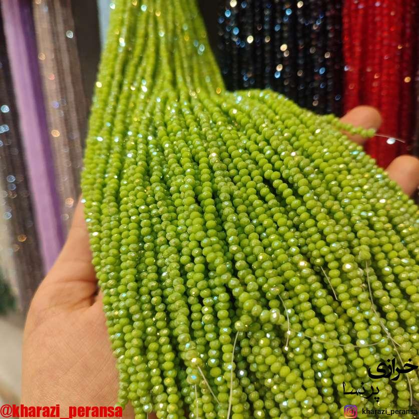 کریستال سایز2 سبز پسته ای