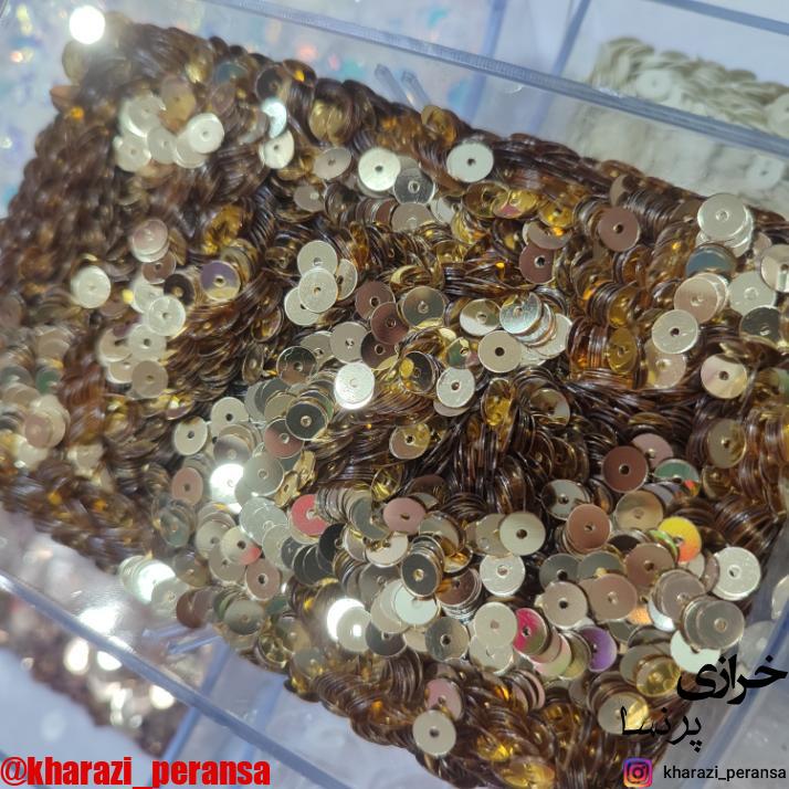 پولک 5میل طلایی (بسته 10 گرمی)