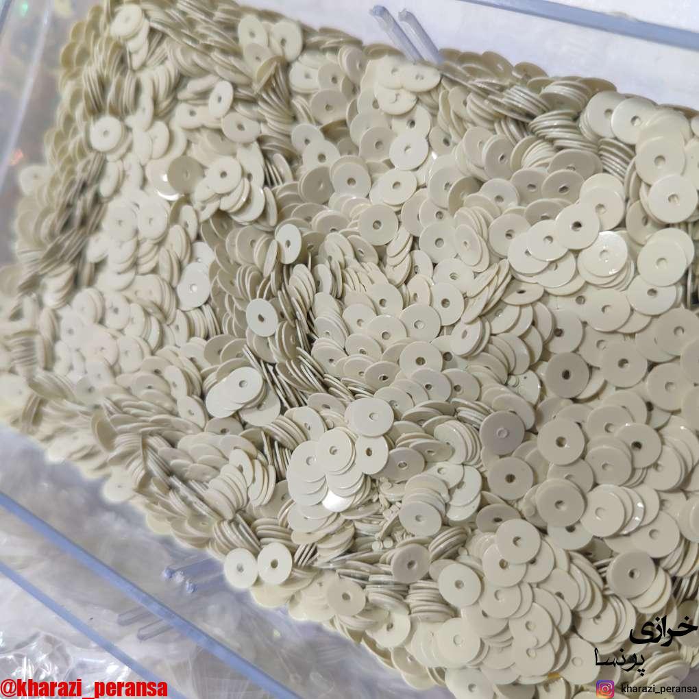 پولک تخت 5 میل کرم (بسته 10 گرمی)