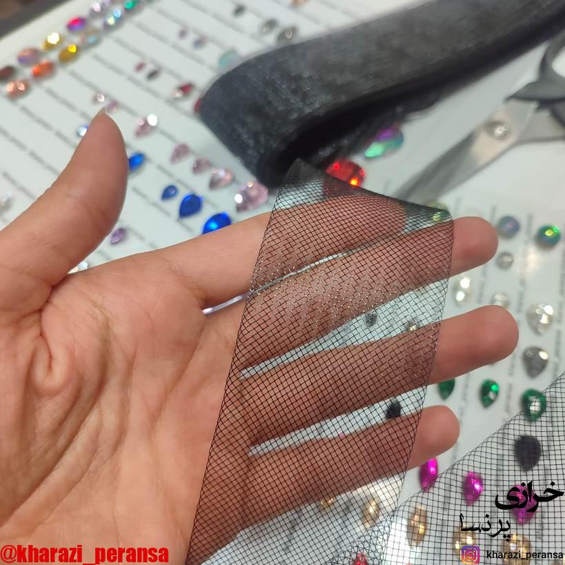 تور دبی مشکی 6 سانت( متری)