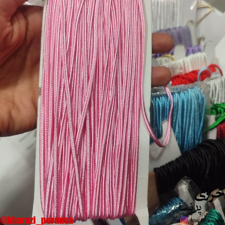 قیطون صورتی (متری)