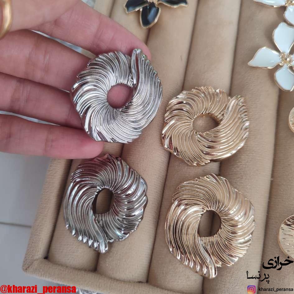 دکمه پینترستی استیل و رنگ ثابت پیچ