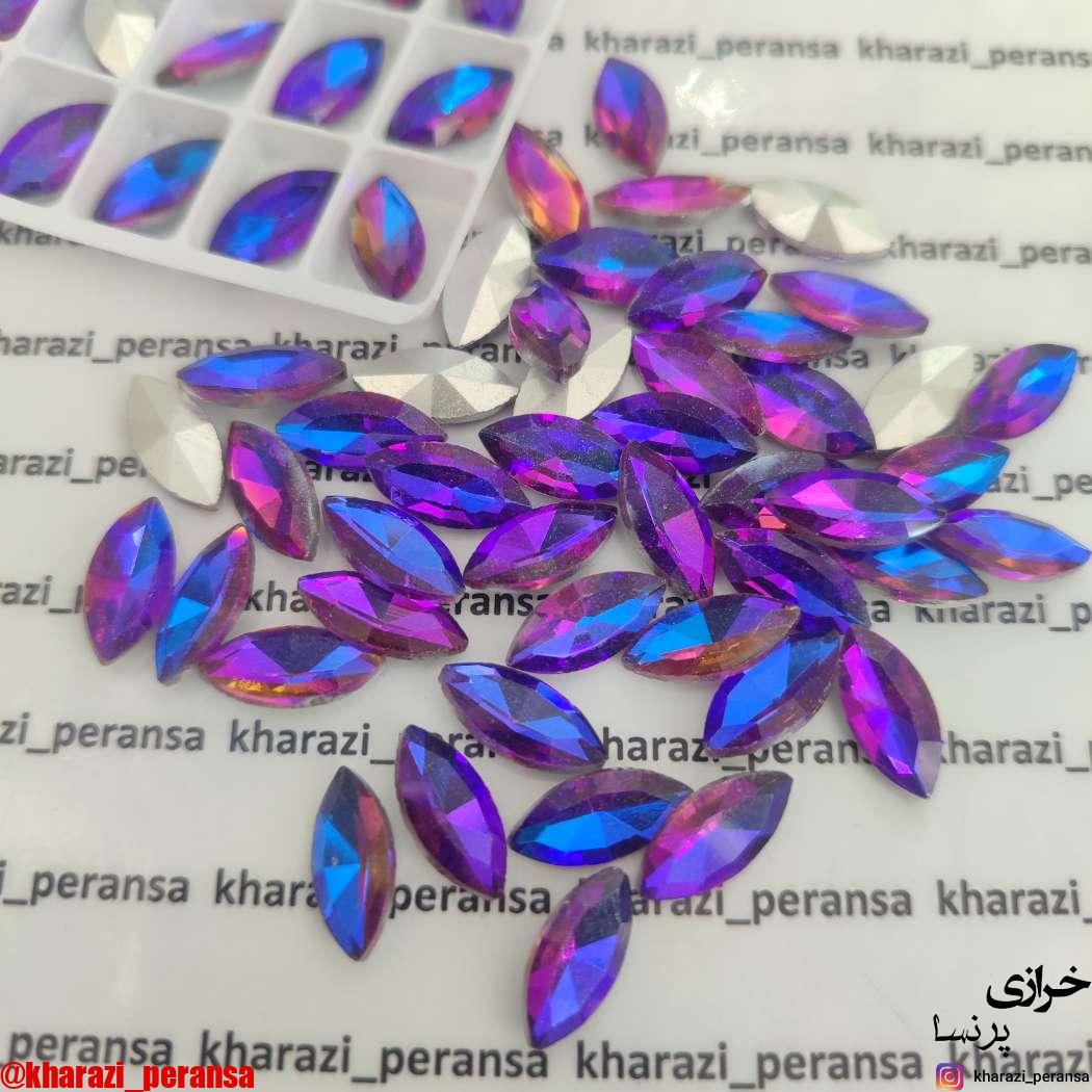 سنگ مارکیز7در15ابی بنفش   برندaaa( بسته ده عددی)