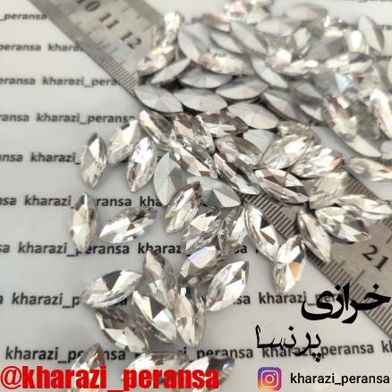 سنگ اقتصادی 7در15 مارکیز نقره ای  برندaaa (بسته 10عددی)