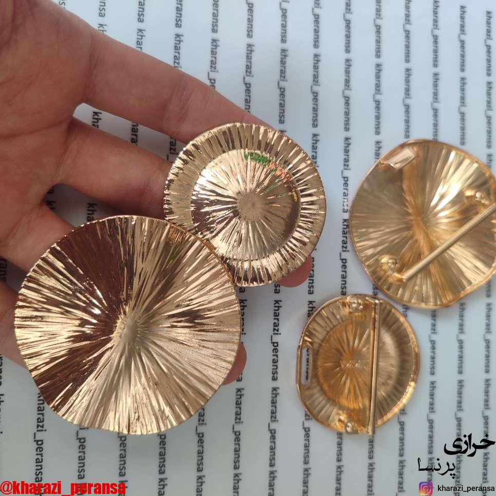 قزن طلایی بزرگ پینترستی استیل و رنگ ثابت