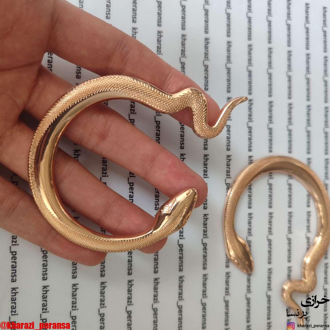 خرجکار مار استیل و رنگ ثابت( مناسب شال لباس)
