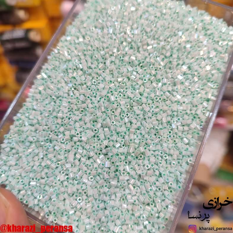 ملیله شکسته سبز صابونی  برندfgb(بسته 10 گرمی)